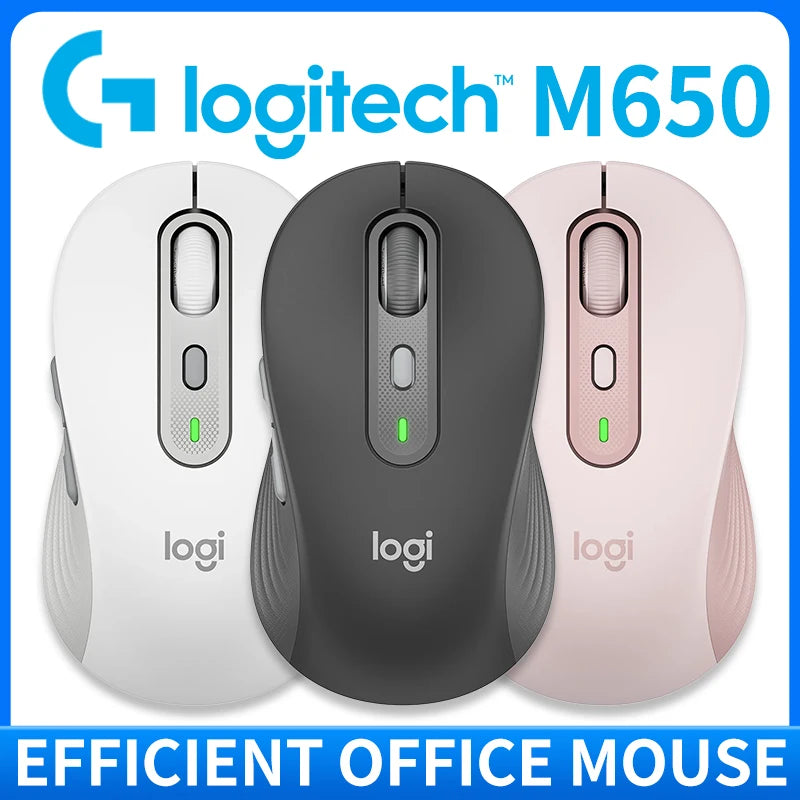 Logitech M750/M650Wireless Bluetooth Mouse for Office Use, Quiet, and Small/Large Laptops
